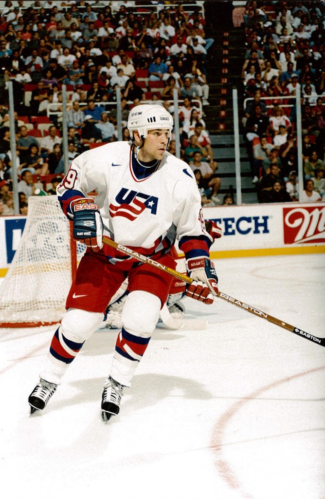 Doug Weight as part of Team USA in the 1996 World Cup of Hockey. (Photo from the MiHockey archives)