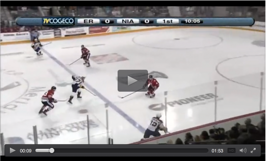 Click on the screengrab to be directed to the highlights from DeBrincat's big game
