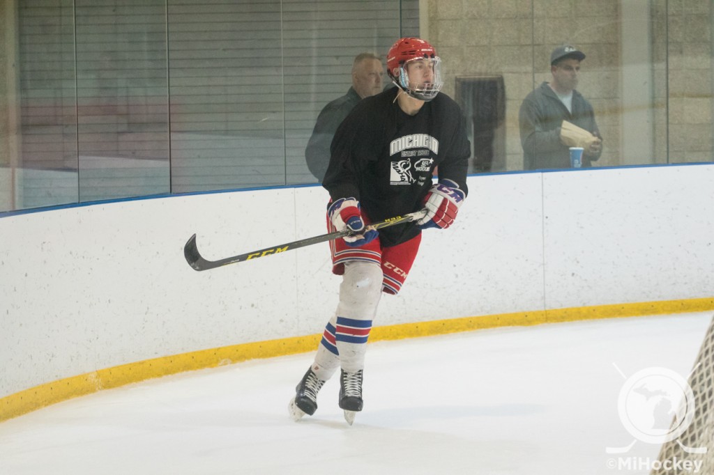 Cameron Babiak is one of the Michigan players selected for the USA Hockey 17 Development Camp. (Photo by Michael Caples/MiHockey)