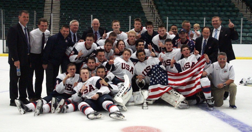 The U.S. Under-17 Select Team (from USA Hockey's official Twitter account)